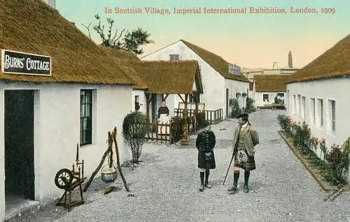 United Kingdom England London Imperial Exhibition in Scottish village 1909