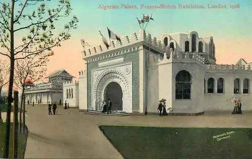 United Kingdom England London Franco British exhibition Algerian palace 1908