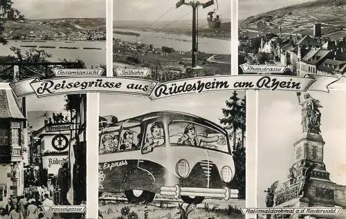 Germany Reisegrusse aus Rudesheim am Rhein