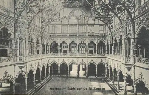 Belgium Anvers bourse interieur