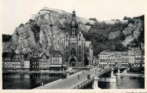 Belgium Dinant citadel en kerk