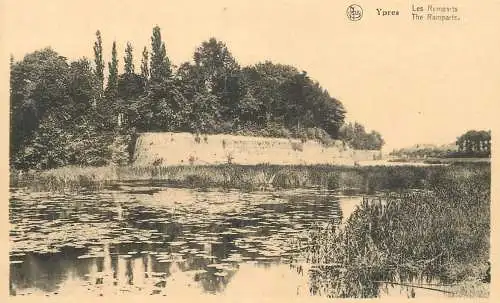 Belgium Ypres the remparts