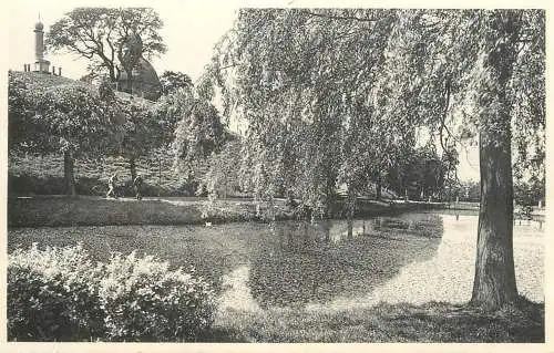 Belgium Grammont etang et chapelle de la vieille Montagne