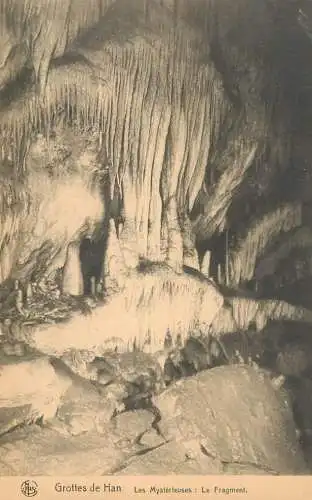 Belgium Caves of Han-sur-Lesse les Mysteriwuses le fragment