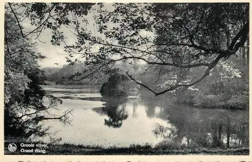 Belgium Tervuren parc large pond