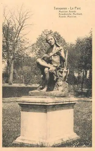 Belgium Tervuren parc Azande musician