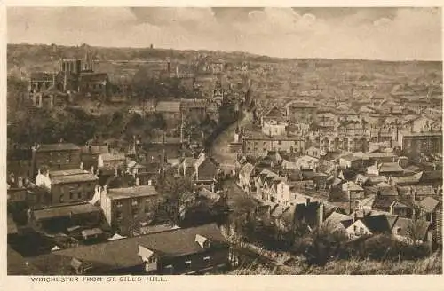 United Kingdom England Winchester from St. Giles Hill