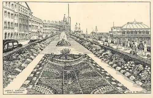 United Kingdom England Eastbourne Carpet Gardens