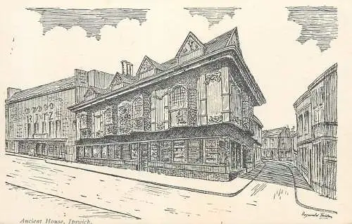 United Kingdom England Ipswich Ancient house