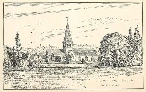 United Kingdom England Godalming church