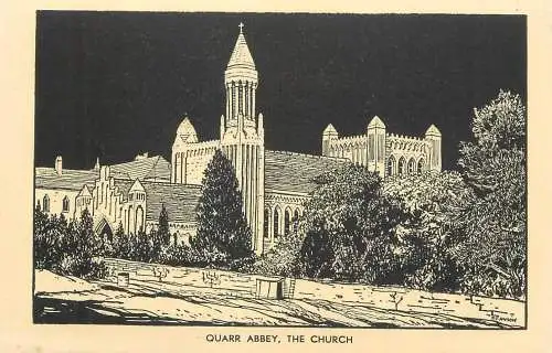United Kingdom England Quarr Abbey church