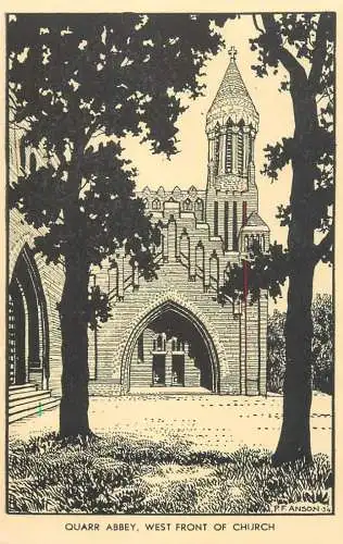 United Kingdom England Quarr Abbey church