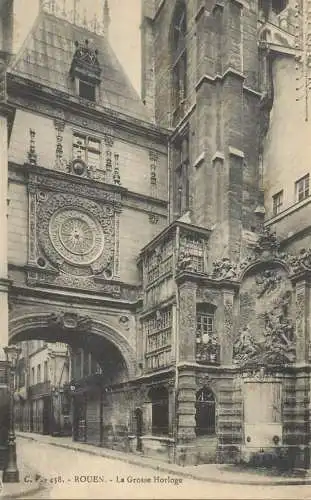 France Rouen horloge