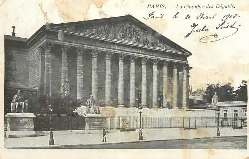 France Paris la chambre des deputes