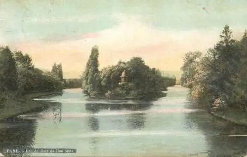France Paris lac du Bois de Boulogne