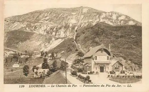 France Lourdes Chemin de fer funicaulaire Pic du Jer