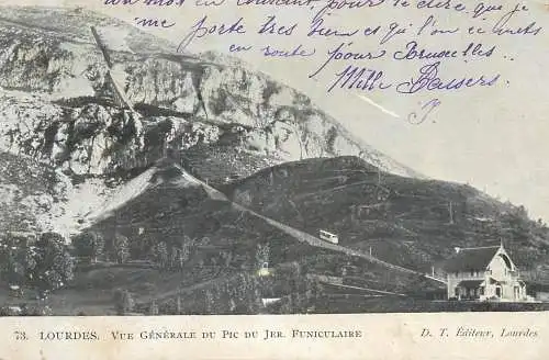 France Lourdes Pic du Jer funiculaire