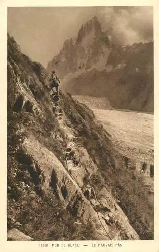 France mer de Glace le Mauvais Pas