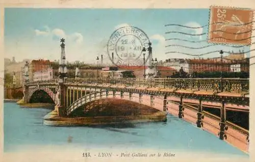France Lyon Pont Gallieni sur le Rhone