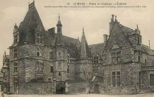 France Le Mans chateau L'Eveche