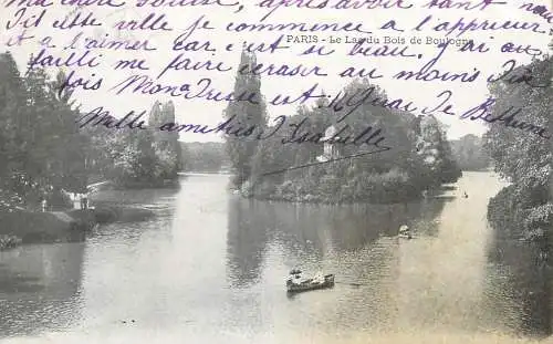 France Paris le Lac du Bois de Boulogne