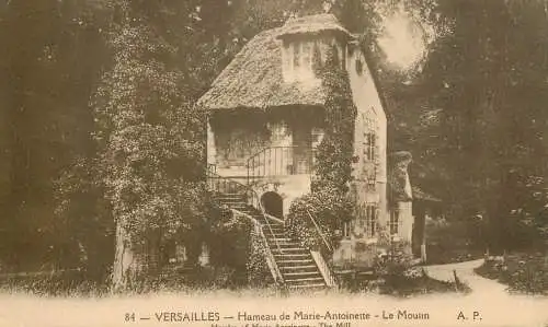 France Versailles (Château) hameau de Marie Antoinette