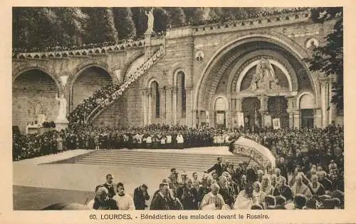 France Lourdes benediction des malades