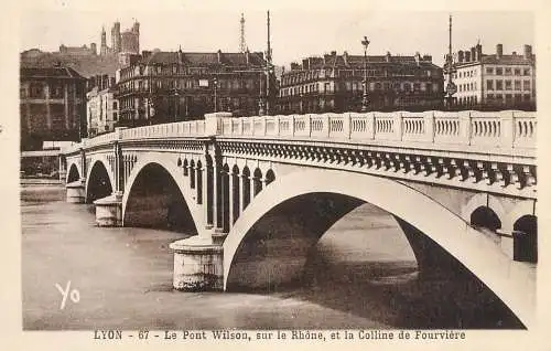 France Lyon le pont Wilson