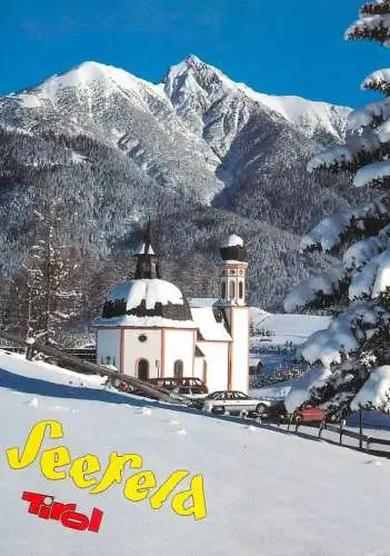 Austria Seefeld Tirol Seekirchlein mit Reitherspitze
