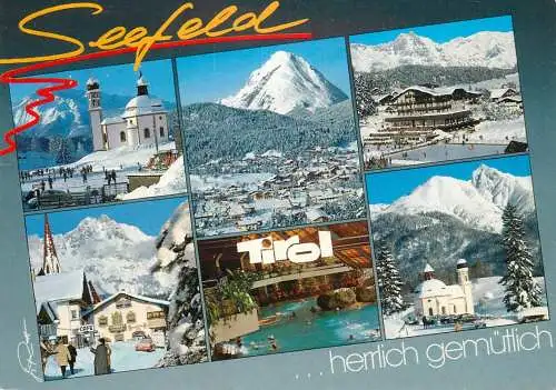 Austria Gruss aus Tirol Seefeld several views