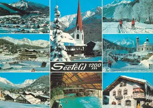 Austria Gruss aus Tirol Seefeld multi view