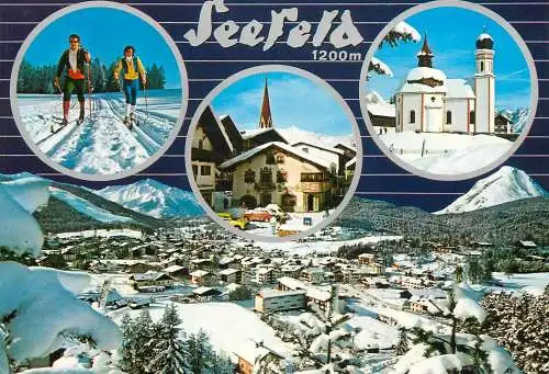 Austria Tirol Seefeld several winter sights and scenes