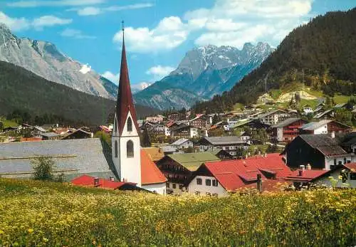 Austria Tirol Seefeld Wetterstein mit Karwendelgebirge