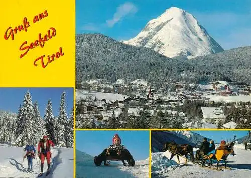 Austria Grusse aus Seefeld Tirol multi view