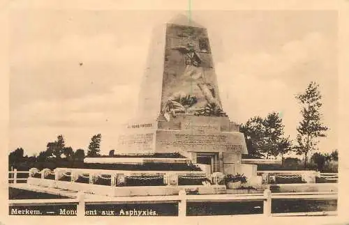 Belgium Merkem monument aux Asphyxies