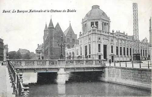 Belgium Gent National Bank Diable castle