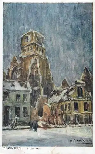Belgium Dixmunde A Baertsoen painting 1922