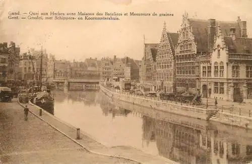 Belgium Gent quai aux Herbes