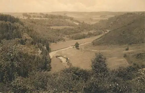Belgium Ourthe panorama