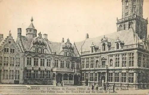 cpa Belgique Veurne la maison de Faucon