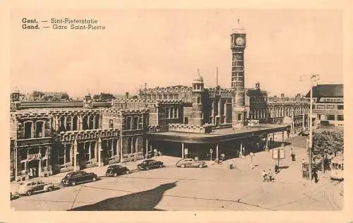 cpa Belgique Gent Gare St Pierre