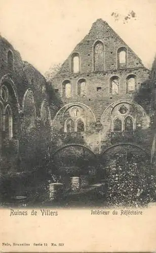 cpa Belgique Abbaye de Villers ruines de l'eglise