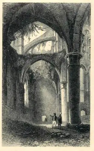 cpa Belgique Abbaye de Villers ruines de l'eglise