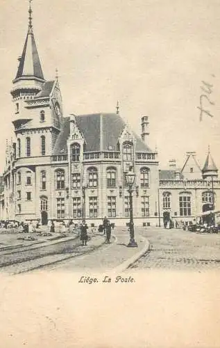 cpa Belgique Liege la poste