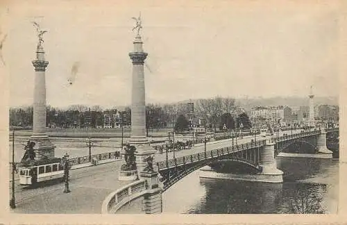 cpa Belgique Liege le pont de Fragnee