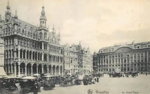 cpa Belgique Bruxelles Grand Place