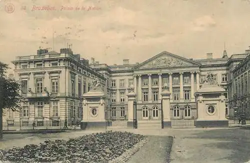 cpa Belgique Bruxelles Palais de la nation