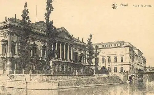 cpa Belgique Gent justice palace