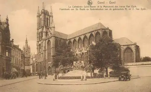 cpa Belgique Gent Saint Bavon cathedrale