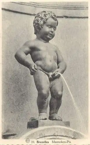 cpa Belgique Bruxelles Manneken pis